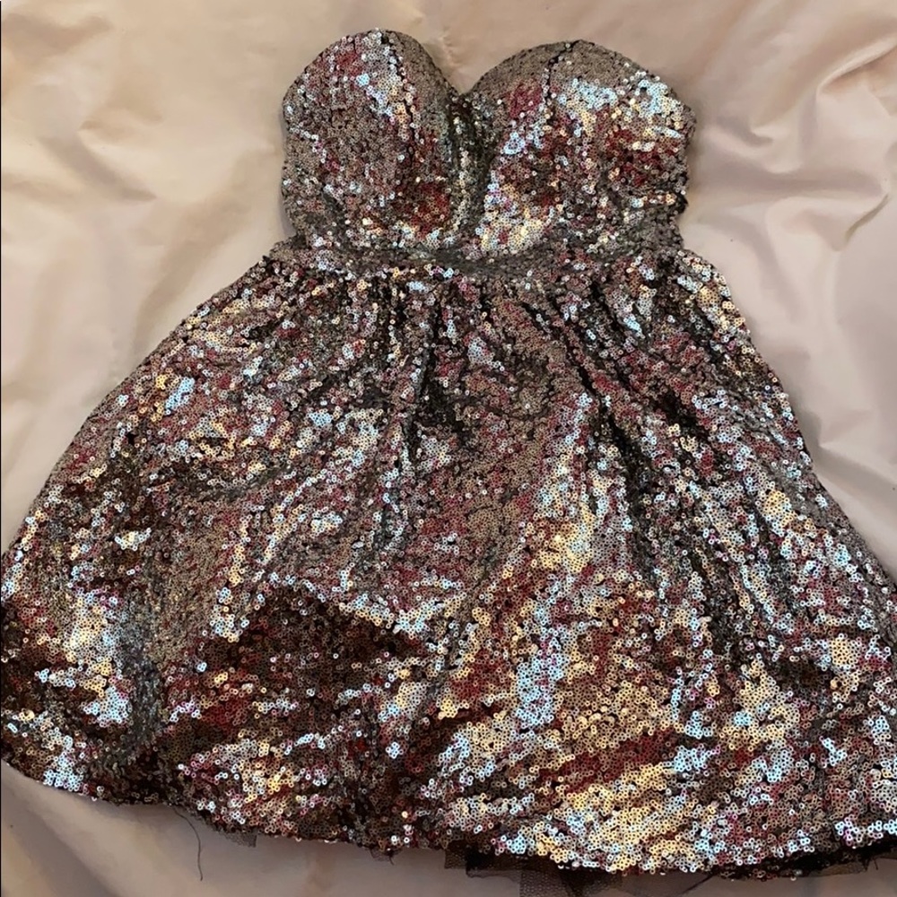 NWT Silver Sequin Dress from Windsor size small